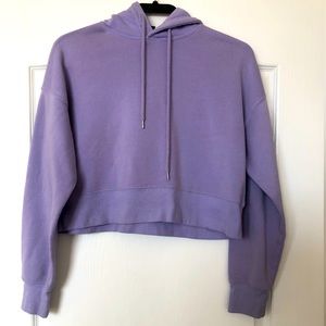 5 for $50 Purple Cropped Hoodie